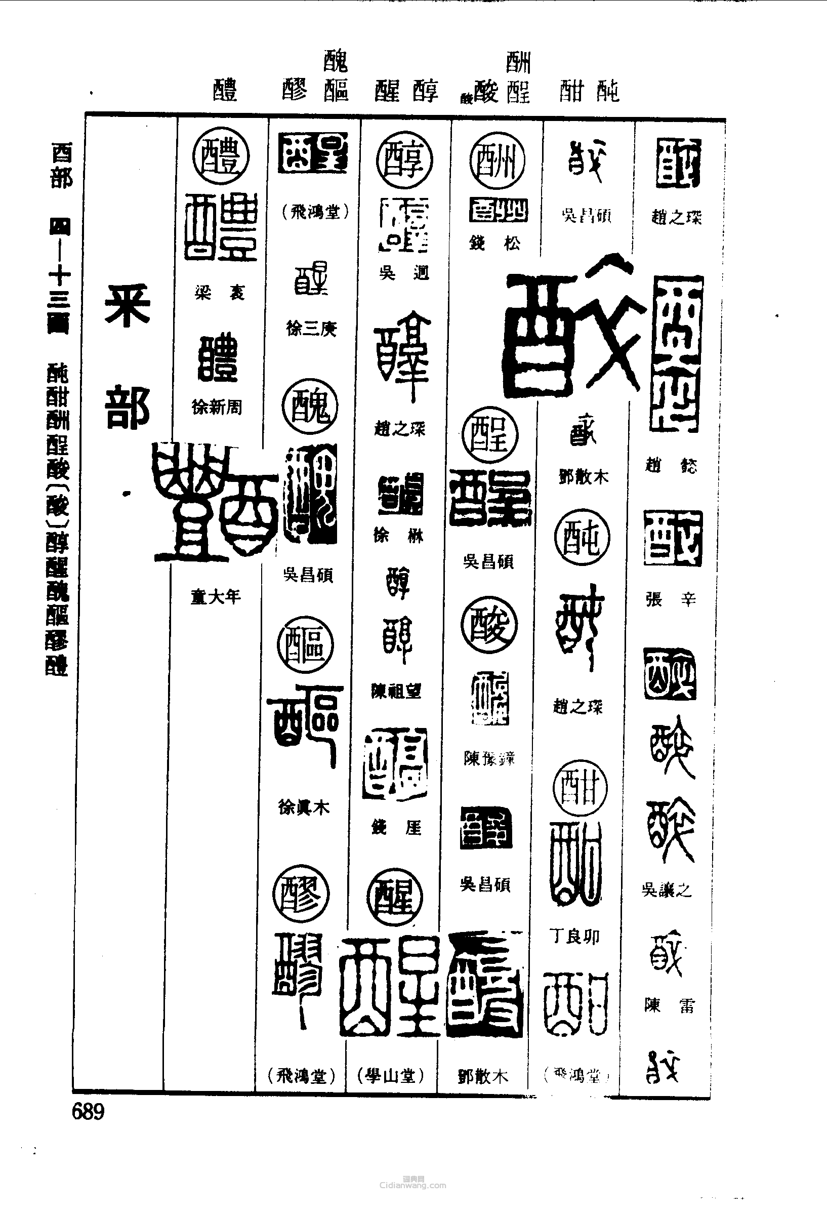 醉酣酬酲酸醇醒醴篆刻印章