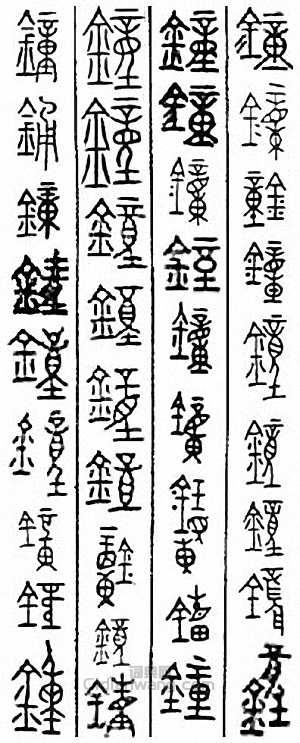 钟　鐘　锺篆刻印章